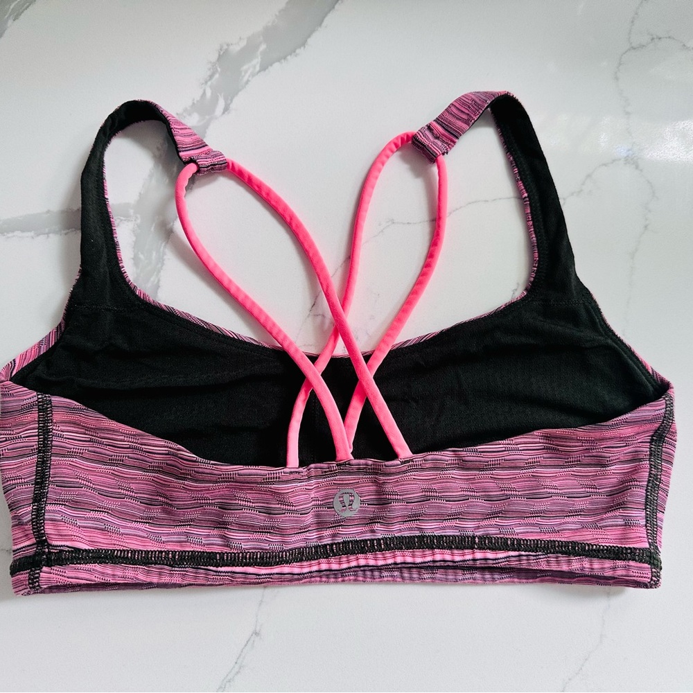 Lululemon Athletica Pink sports bra